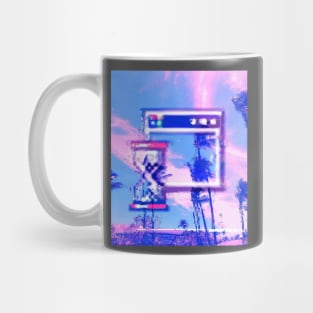 Vaporwave Palms Loading.... Mug